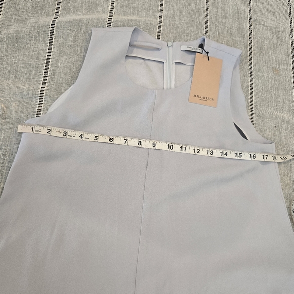 Mm Lafleur Dress Size Medium Gray Sleeveless Midi Nwt Read Description - Picture 13 of 17
